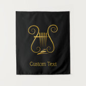 Golden Lyre Wandkleed (Voorkant)