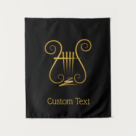 Golden Lyre Wandkleed (Voorkant)