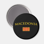 Golden Macedonië Magneet (Voorkant / Achterkant)