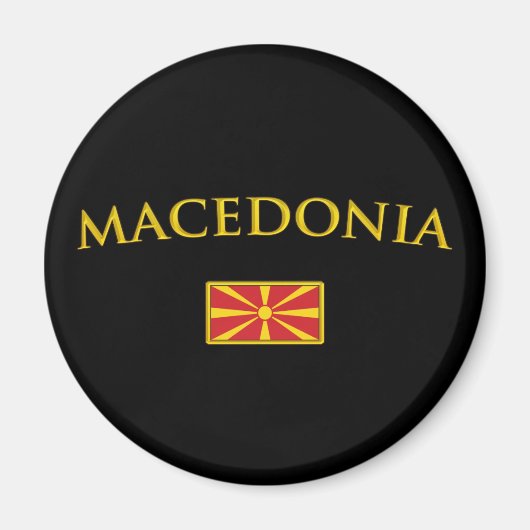 Golden Macedonië Magneet (Voorkant)