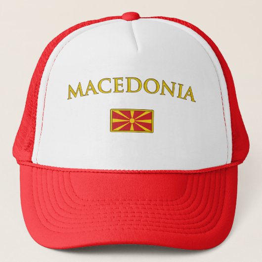 Golden Macedonië Trucker Pet (Voorkant)
