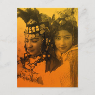 Golden Maghreb Ouled Naïl Berber Girl Vrouw Woman Briefkaart