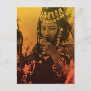 Golden Maghreb Ouled Naïl Berber Girl Vrouw Woman Briefkaart