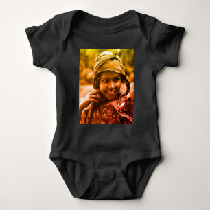 Golden Maghreb Tunesische Djerba meisje Baby Bod Romper