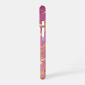 Golden Magic Ribbons Phone Case iPhone 16 Hoesje (Linkerkant)