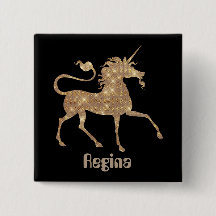 Golden Magical unicorn voegt naamknop toe