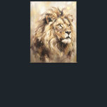 Golden Majesty Lion Abstract Luxury Wildlife Canvas Afdruk<br><div class="desc">Bring a sense of strength, elegance, and timeless beauty into your space with this stunning abstract lion canvas print. Featuring a majestic lion portrait enhanced with warm earth tones and subtle golden accents, this artwork blends modern artistic expression with the noble presence of one of nature’s most powerful animals. The...</div>