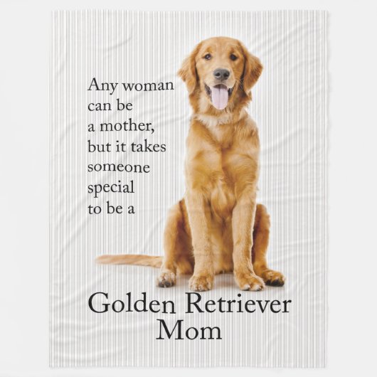 Golden Mam Fleece Blanket (Voorkant)