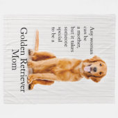 Golden Mam Fleece Blanket (Voorkant (Horizontaal))