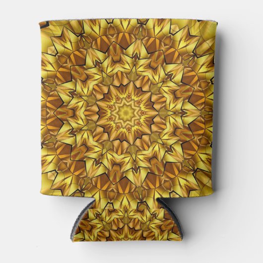 Golden Mandala Antiek Abstract Design-63495 Blikjeskoeler (Voorkant)