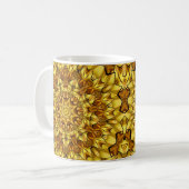 Golden Mandala Antiek Abstract Design-63495 Koffiemok (Voorkant links)