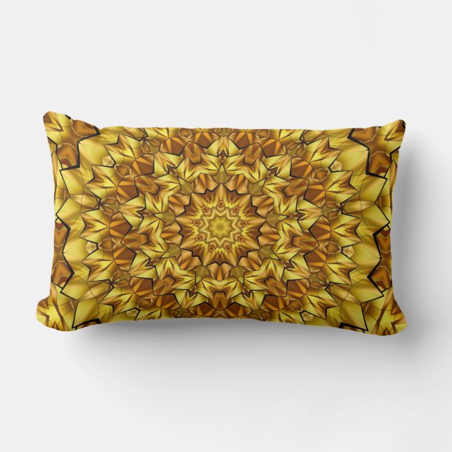 Golden Mandala Antiek Abstract Design-63495 Kussen (Voorkant)