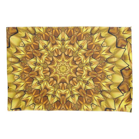 Golden Mandala Antiek Abstract Design-63495 Kussensloop (Voorkant)