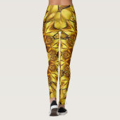 Golden Mandala Antiek Abstract Design-63495 Leggings (Achterkant)