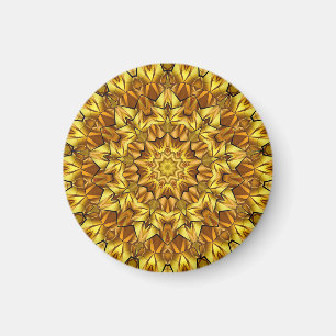 Golden Mandala Antiek Abstract Design-63495 Magneet
