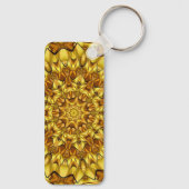 Golden Mandala Antiek Abstract Design-63495 Sleutelhanger (Achterkant)