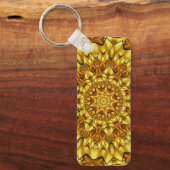 Golden Mandala Antiek Abstract Design-63495 Sleutelhanger (Voorkant)