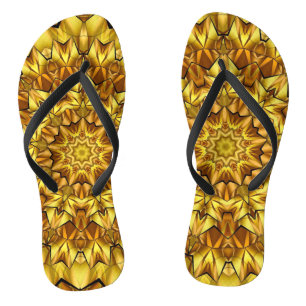 Golden Mandala Antiek Abstract Design-63495 Teenslippers