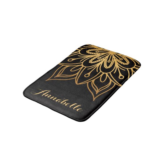 Golden Mandala Badmat (Gekanteld)