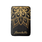 Golden Mandala Badmat (Voorkant Verticaal)