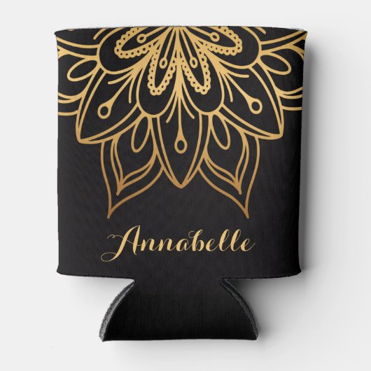 Golden Mandala Blikjeskoeler (Voorkant)