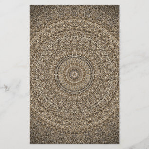 Golden Mandala Briefpapier