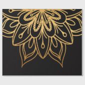 Golden Mandala Cadeaupapier (Vlak)