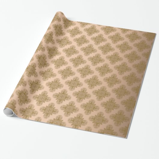 Golden Mandala Cadeaupapier (Uitgerold)