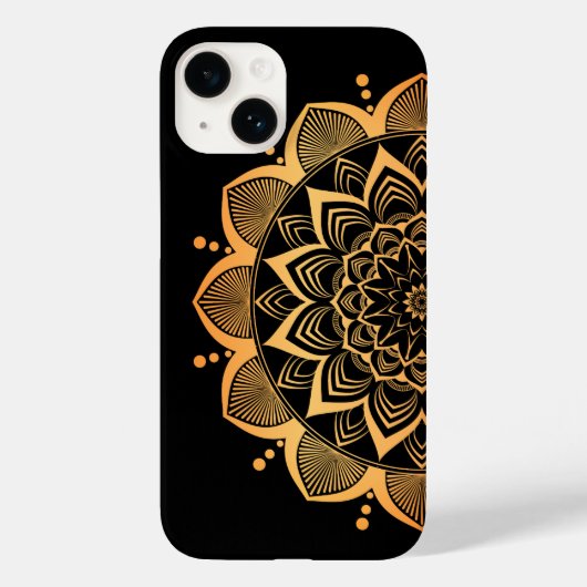 Golden Mandala Design Case-Mate iPhone Case (Achterkant)