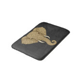 Golden Mandala Elephant Graphic Art - Boho Print Badmat (Gekanteld)
