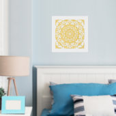Golden Mandala Folie Afdrukken (Insitu (Slaapkamer))