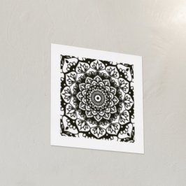 Golden Mandala Folie Afdrukken