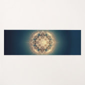 Golden Mandala Glow - Spiritual Symmetry Yogamat (Voorkant (horizontaal))