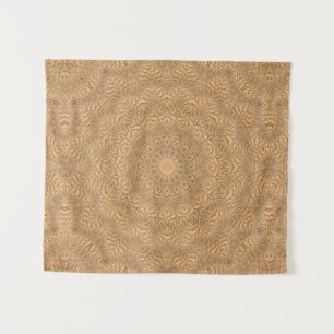 Golden mandala. Golden Sand. Wandkleed