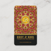 Golden Mandala Healing Love Yoga Visitekaartje (Voorkant)