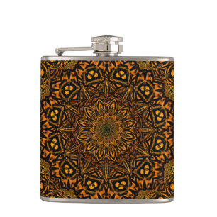 Golden Mandala Heupfles
