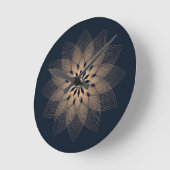 Golden Mandala Large Clock Ronde Klok (Hoek)