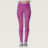 Golden Mandala - Leggings (Voorkant)