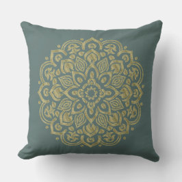 Golden Mandala - Pillow Kussen