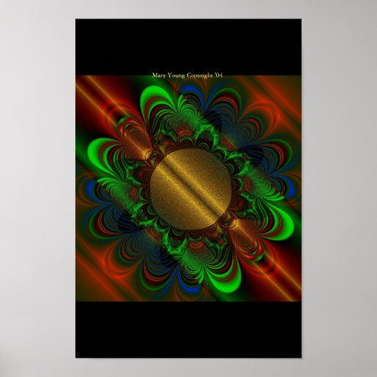 Golden Mandala Poster (Voorkant)
