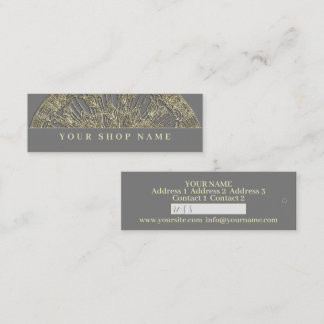 Golden Mandala - Prijs Label - Visitekaartje