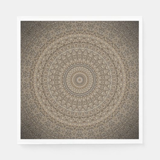 Golden Mandala Servet (Voorkant)