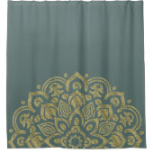 Golden Mandala - Shower Curtain Douchegordijn (Voorkant)