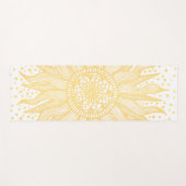 Golden Mandala Sun Salutation Yoga Mat (Voorkant (horizontaal))