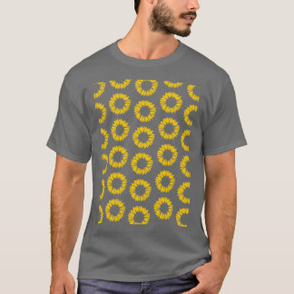 Golden Mandala Sunflower 17 T-shirt