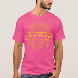 Golden Mandala Sunflower 5 T-shirt