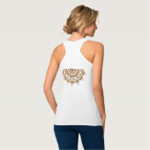 Golden mandala T-Shirt (Volledige Achterkant)
