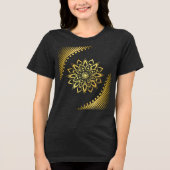 Golden Mandala T-shirt voor dames (Voorkant)