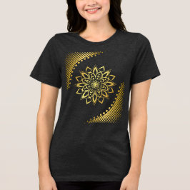 Golden Mandala T-shirt voor dames