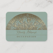 Golden Mandala - Visitekaartje (Voorkant)